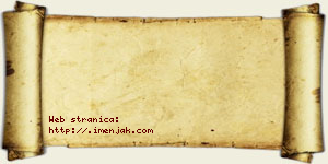 Zorana Nerić vizit kartica